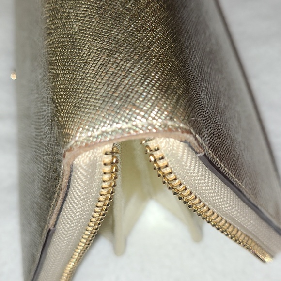 Kate Spade gold long zip wallet - Picture 6 of 8